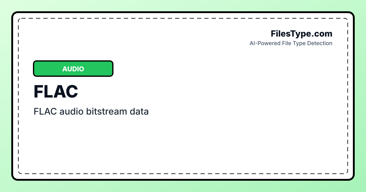 FLAC File Type (.flac) | FilesType.com