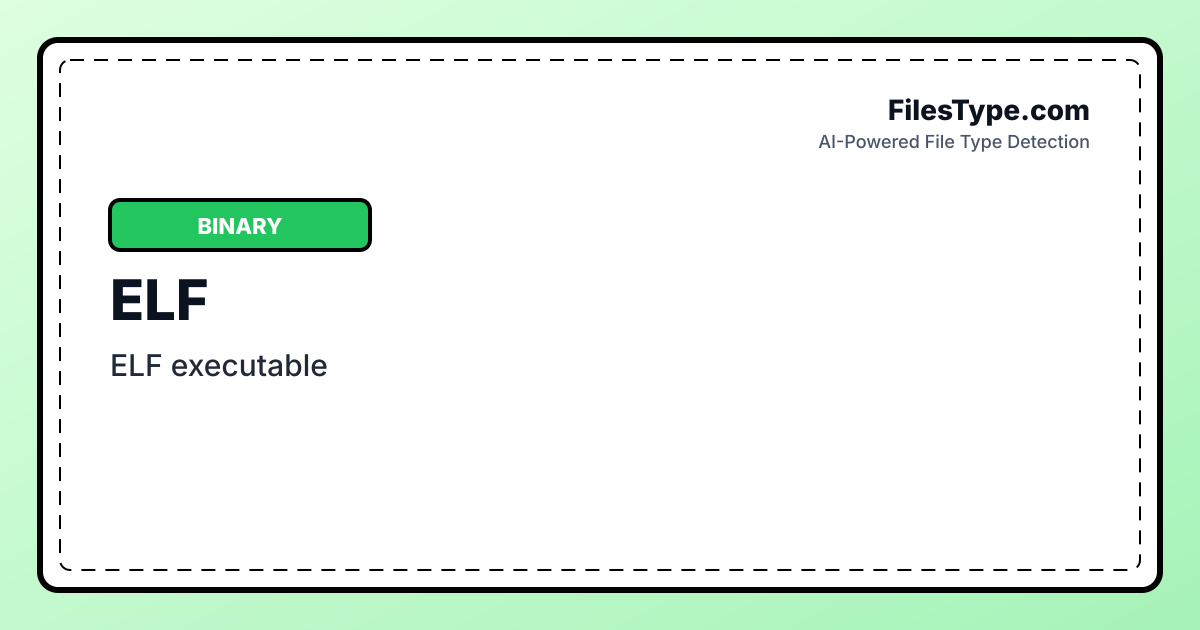 ELF File Type | FilesType.com